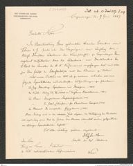 k.k. naturhistorisches Hofmuseum, Intendanzakten 1885-1896 (Hauer), Aktenzahl Z.239/1887, Seite 1